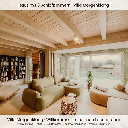 Appartement Schaefers - Ihr Wohlfuehlort - Hochwertige Ausstattung, Naturgrundstueck Mit Bachlauf, Terrassen, Wlan, Parken - An 2 Seen Bei Leipzig Grosspoesna