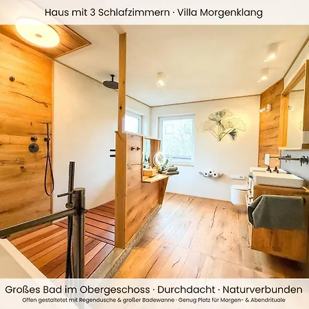 Schaefers - Ihr Wohlfuehlort - Hochwertige Ausstattung, Naturgrundstueck Mit Bachlauf, Terrassen, Wlan, Parken - An 2 Seen Bei Leipzig Grosspösna