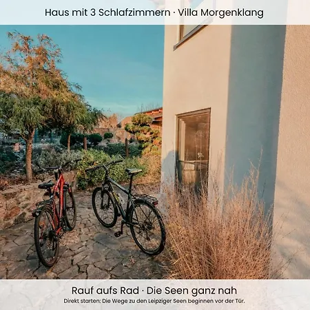 Schaefers - Ihr Wohlfuehlort - Hochwertige Ausstattung, Naturgrundstueck Mit Bachlauf, Terrassen, Wlan, Parken - An 2 Seen Bei Leipzig Appartamento