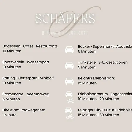 Appartamento Schaefers - Ihr Wohlfuehlort - Hochwertige Ausstattung, Naturgrundstueck Mit Bachlauf, Terrassen, Wlan, Parken - An 2 Seen Bei Leipzig *