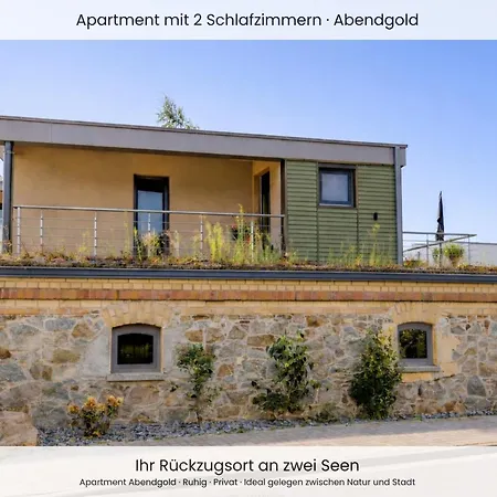 Schaefers - Ihr Wohlfuehlort - Hochwertige Ausstattung, Naturgrundstueck Mit Bachlauf, Terrassen, Wlan, Parken - An 2 Seen Bei Leipzig Appartement