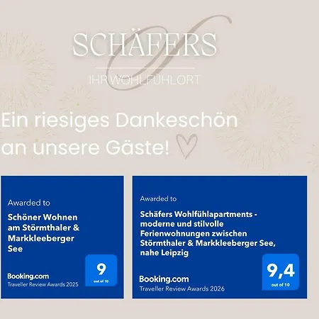 Lejlighed Schaefers - Ihr Wohlfuehlort, & Am Naturteich An 2 Seen Bei Leipzig