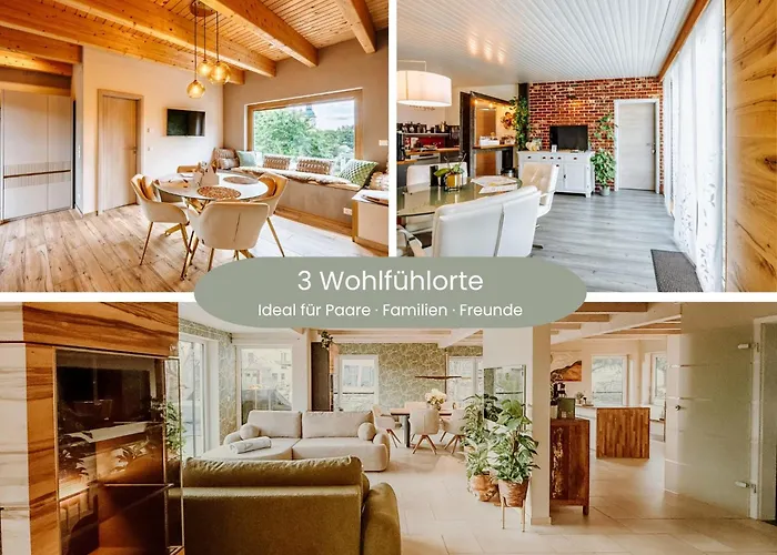 Schaefers - Ihr Wohlfuehlort - Hochwertige Ausstattung, Naturgrundstueck Mit Bachlauf, Terrassen, Wlan, Parken - An 2 Seen Bei Leipzig *