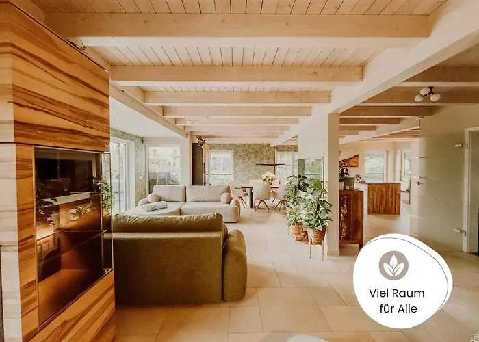 Schaefers - Ihr Wohlfuehlort - Hochwertige Ausstattung, Naturgrundstueck Mit Bachlauf, Terrassen, Wlan, Parken - An 2 Seen Bei Leipzig * غروسبونسنا