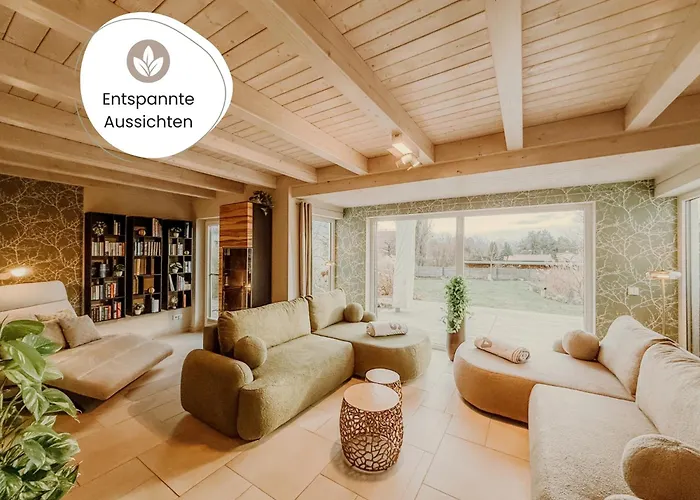 Schaefers - Ihr Wohlfuehlort - Hochwertige Ausstattung, Naturgrundstueck Mit Bachlauf, Terrassen, Wlan, Parken - An 2 Seen Bei Leipzig شقة *